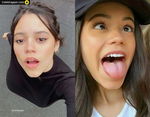 jenna ortega fap lips Foto